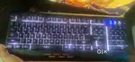Keyboard  with mouse rgb mechanical company red gear mose and keyboard