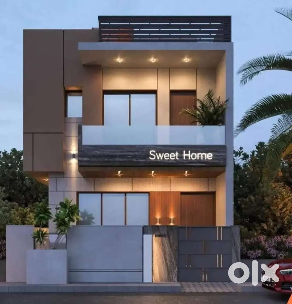 100 gaj ka plot hai 8500 gaj.30 fit road