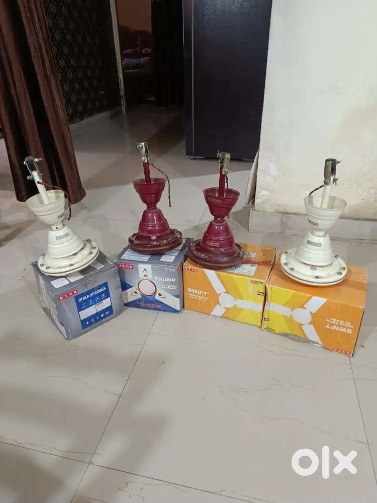 New Usha ceiling fans (4nos )1200 each