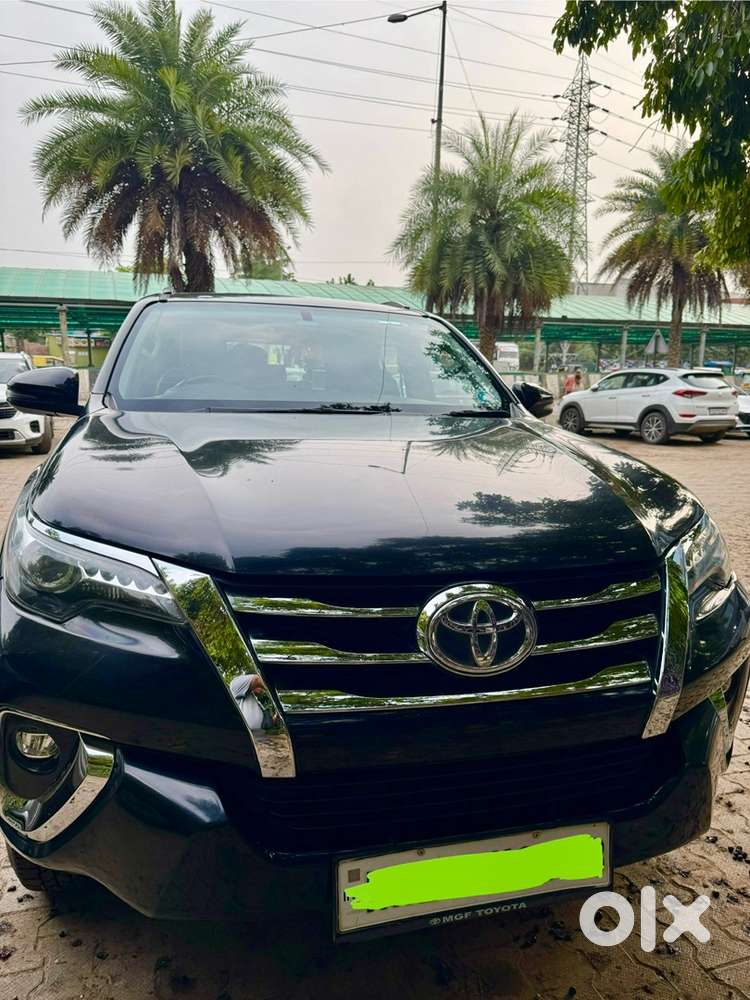 Automatic Black Toyota Fortuner 2019 Diesel in mint condition