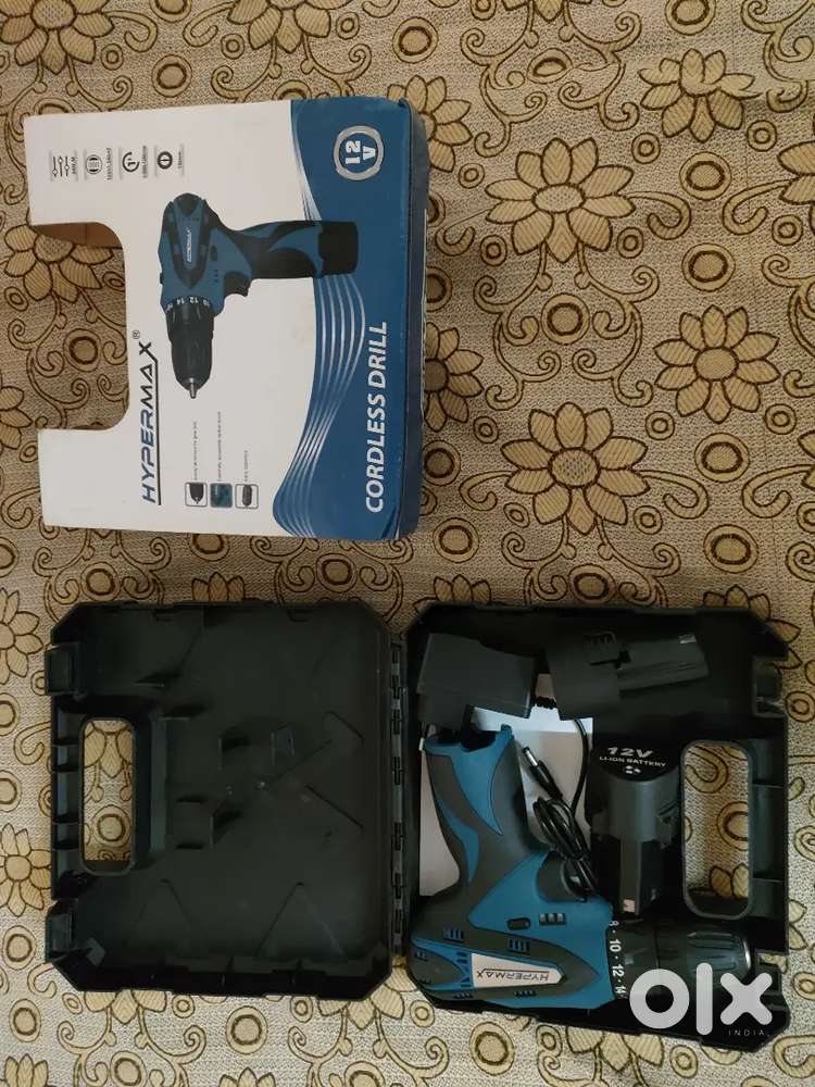 Hypermax 12V Cordless Drill machine