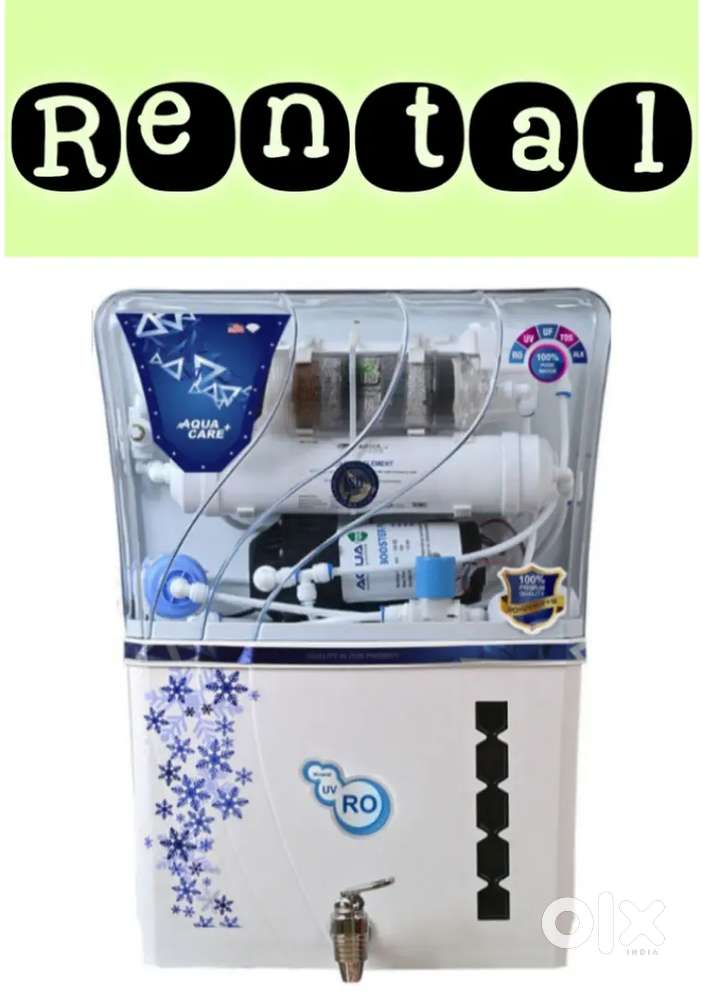 Ro water purifier available on rent