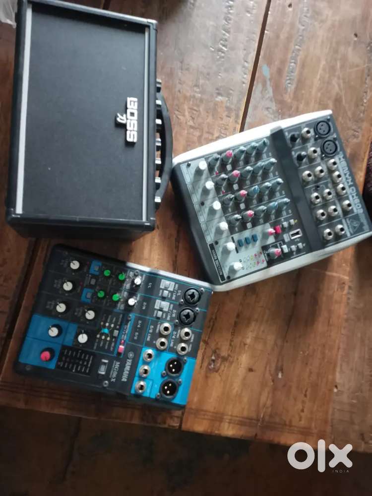 Yamha6mgx6, boss mini katana, behringer 603mp3