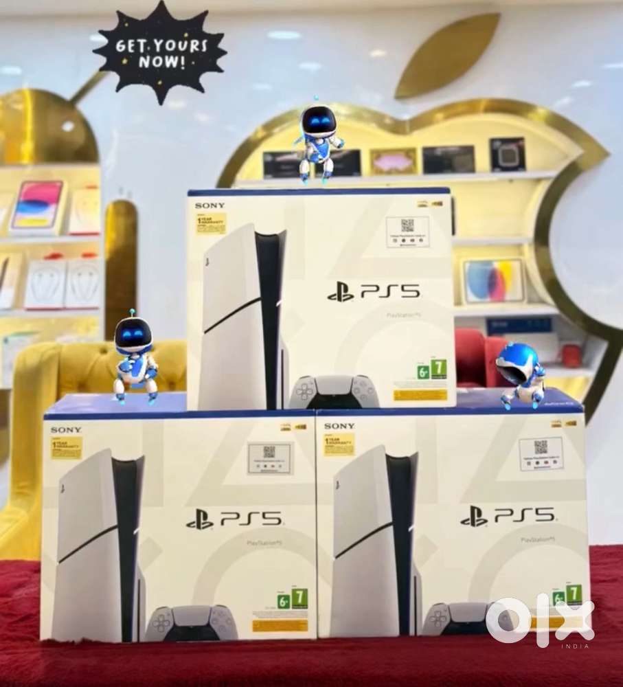 PS5 SLIM 1TB DISC EDITION SEALED WITH STORE BILL& 1YEAR BRAND WARRANTY