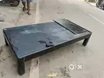 Wooden single bed. 3×7