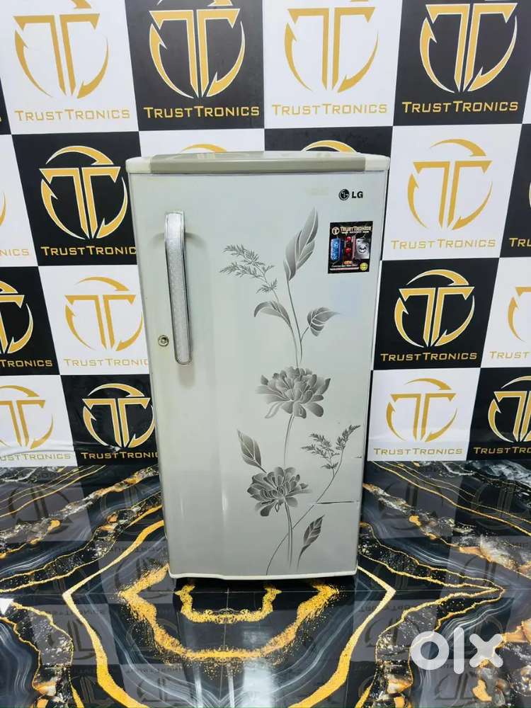 White flower 190ltr LG single door fridge