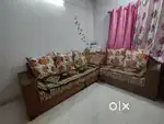 L-shaped sofa in great condition  Comfortable & Stylish.