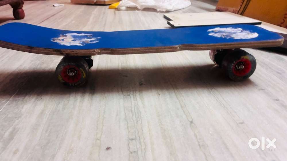 Wooden skateboard