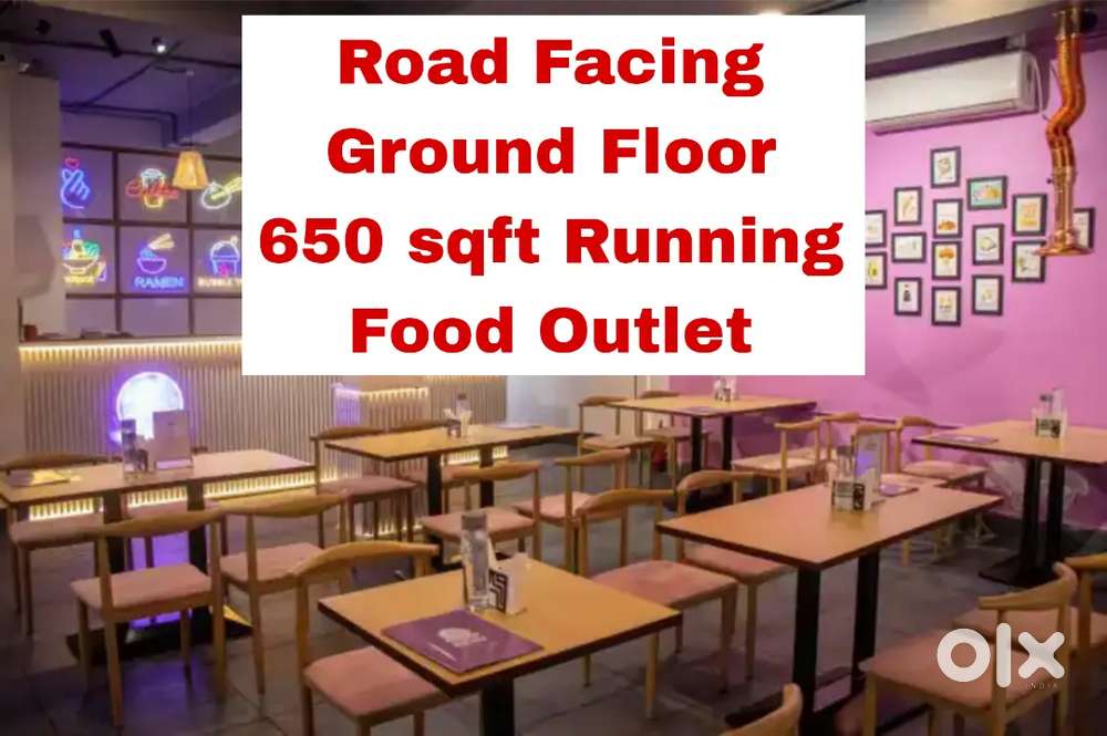 Road Facing Running Food Outlet At VIP Road