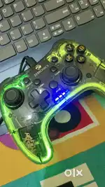 ZEBRONICS MAX FURY Transparent RGB LED Illuminated Wired Gamepad
