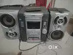 Sony music system and HP monitor