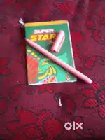 Book and with pen
