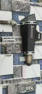 AKRAPOVIC STAINLESS STEEL EXHAUST WITH DB KILLER.