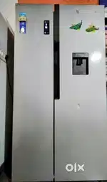 Marq fridge  side by side door good working condition