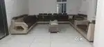 Headrest u shape model sofa set