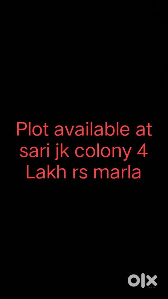 Urgent sell plot at sari 10 marla