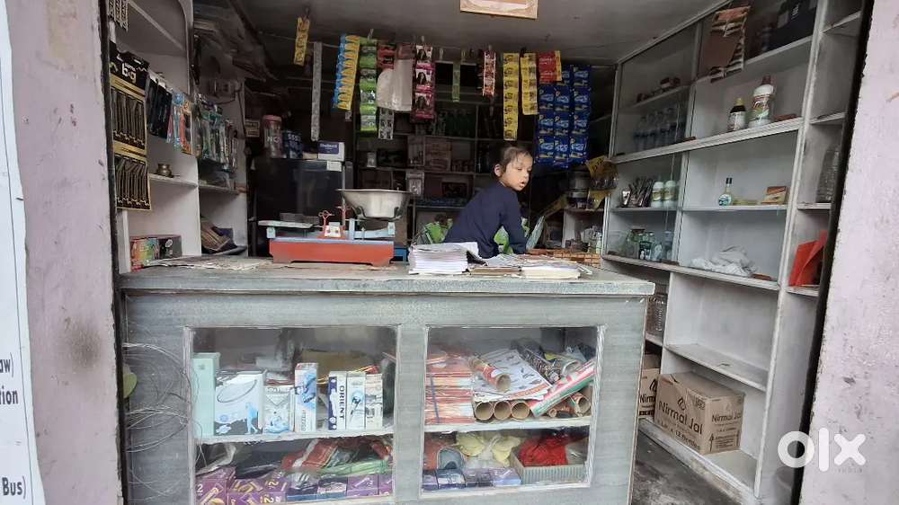 Shop Rack & counter for sale