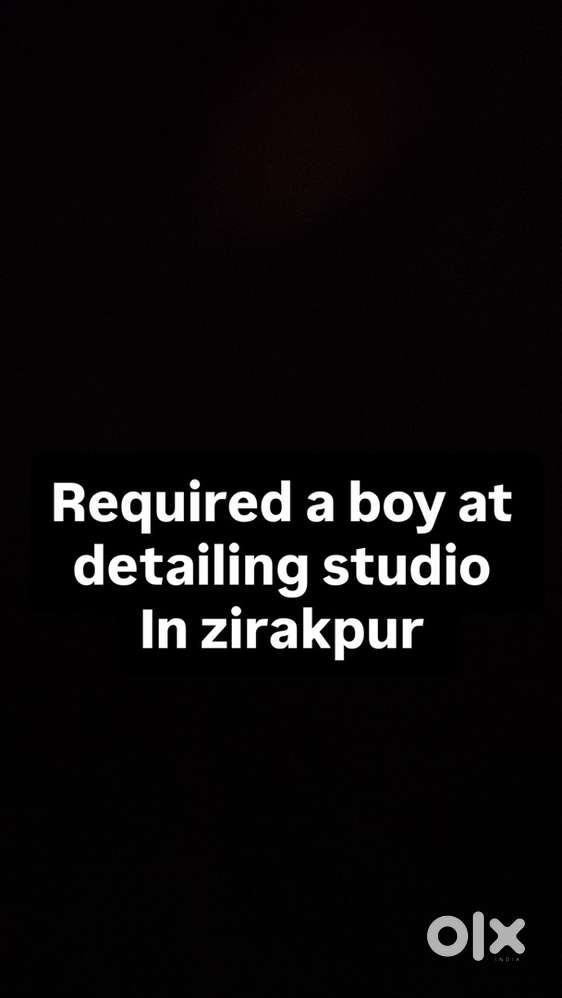 Require a boy at detailing studio
