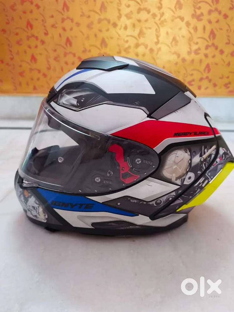 IGN-4 Machine ISl/DOT Certified Double Visor Ful Face Graphic Helmet