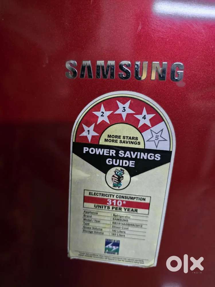 Single door samsung fridge.