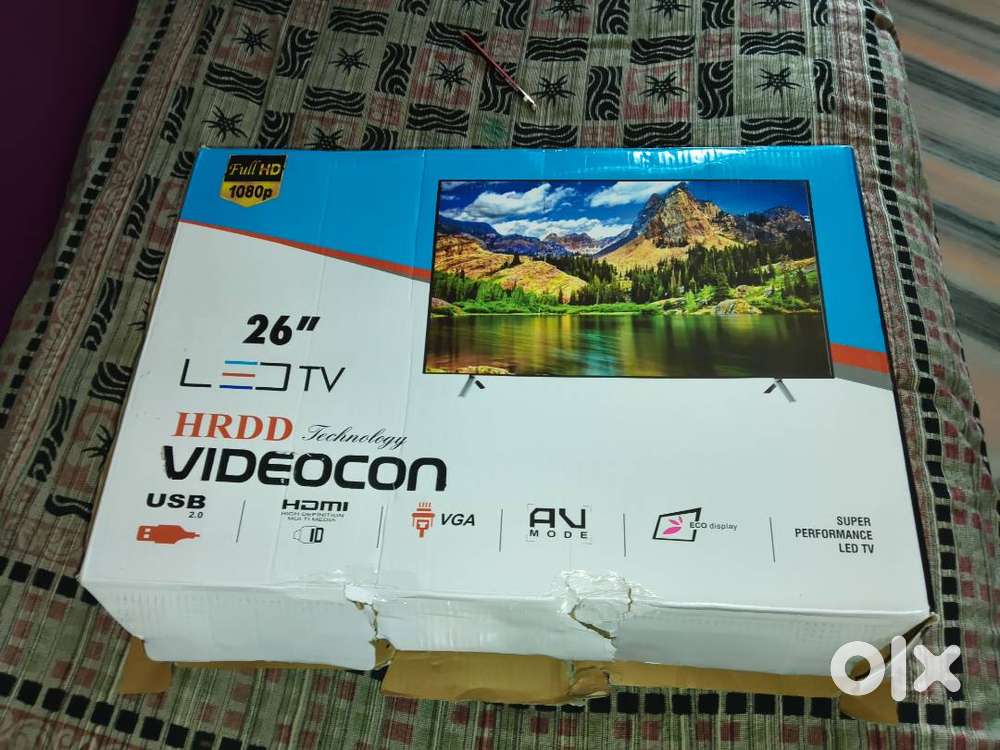 Videocon lcd tv with rimont Full hd 1080pinvisible speker smart TV USB