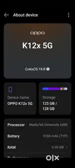Oppo 12kx dene ka he 10.month huve bil box chargar saab complete he. T