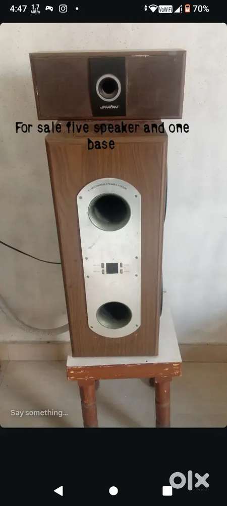 Total 5 speackers and one base