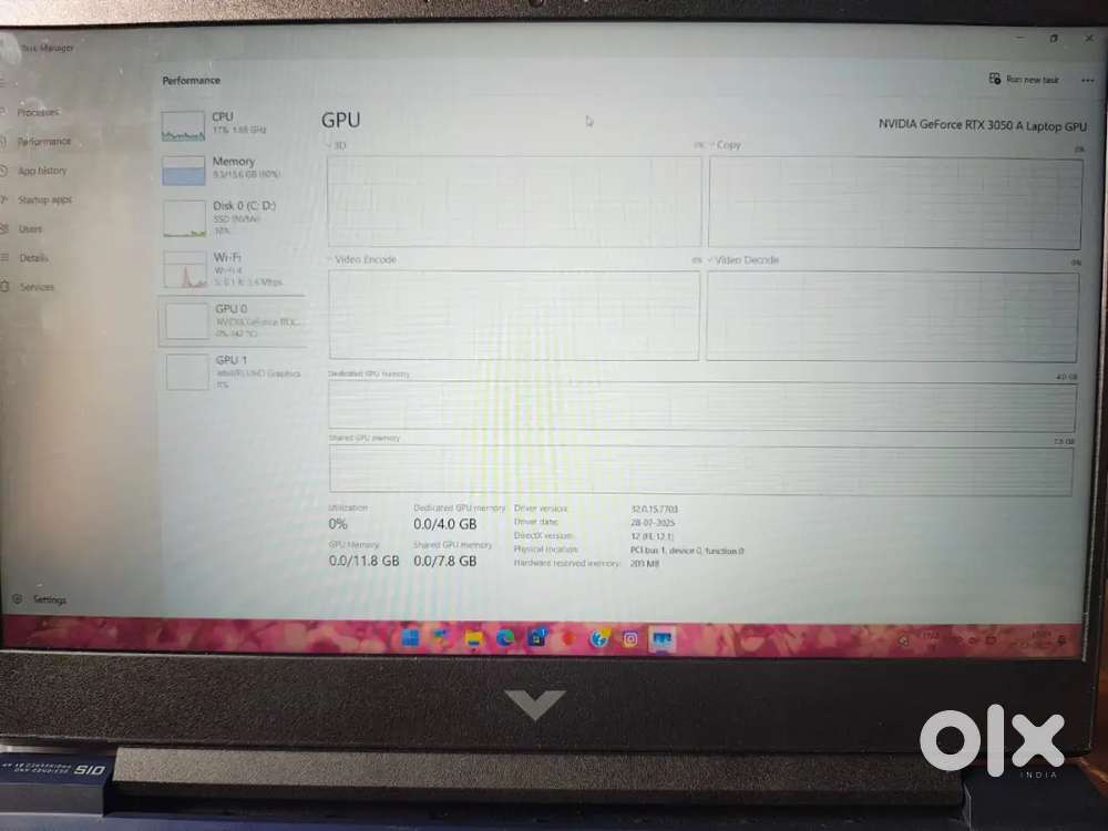 Hp Victus Gaming   16 GB Ram     512 GB Storage