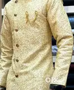 Golden kurtha for men
