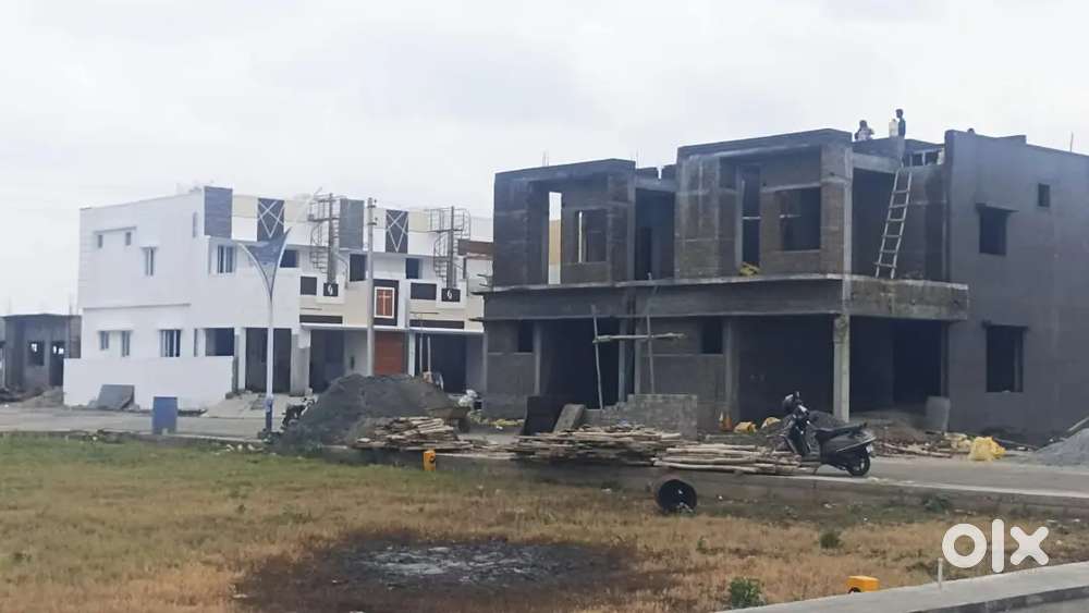 2 bhk north facing house with car parking
