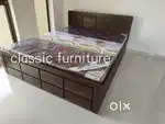 Brand new storage bed with mettes customise size available