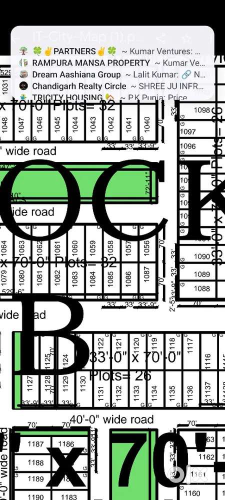 100sqyd to 500sqyd plots available in it city