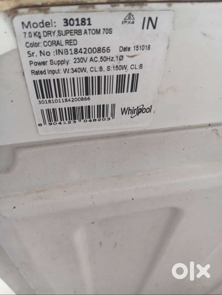 Washing machine, 7 kg, semi outometice