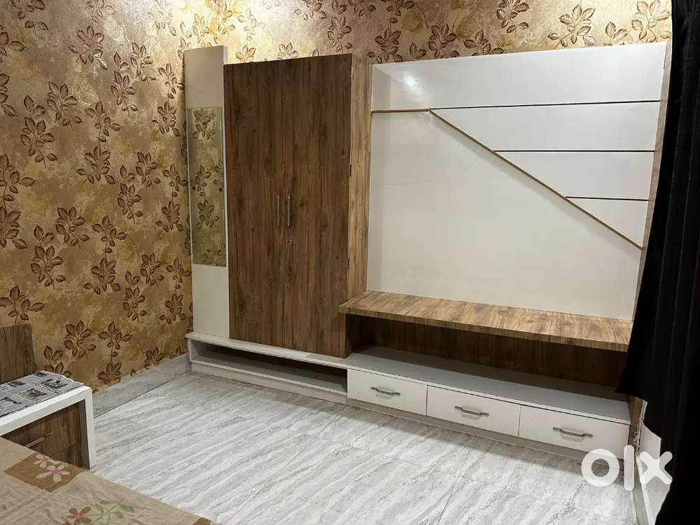 House is fully furnished with ac, sofa, Bed, modular kitchen