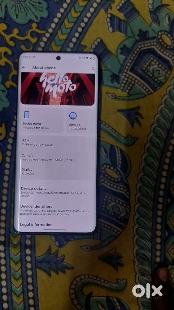Moto edge 60 pro