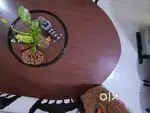 4 seater wooden dining table