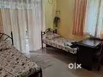 Single metal bed with mattress 6'2 × 3'1 (2 numbers at 10000/- each)