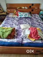King size bed with mattress