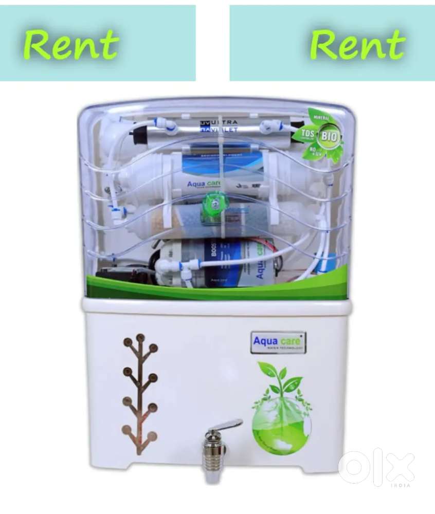 Ro water purifier available on rent
