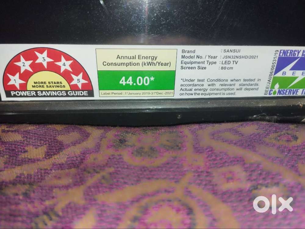 Sansui 32 LED TV (2021) + Remote + Setup Box + Cables  Fully Working