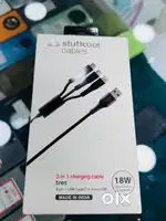 Stuffcool 18 watt cabel 3 in 1