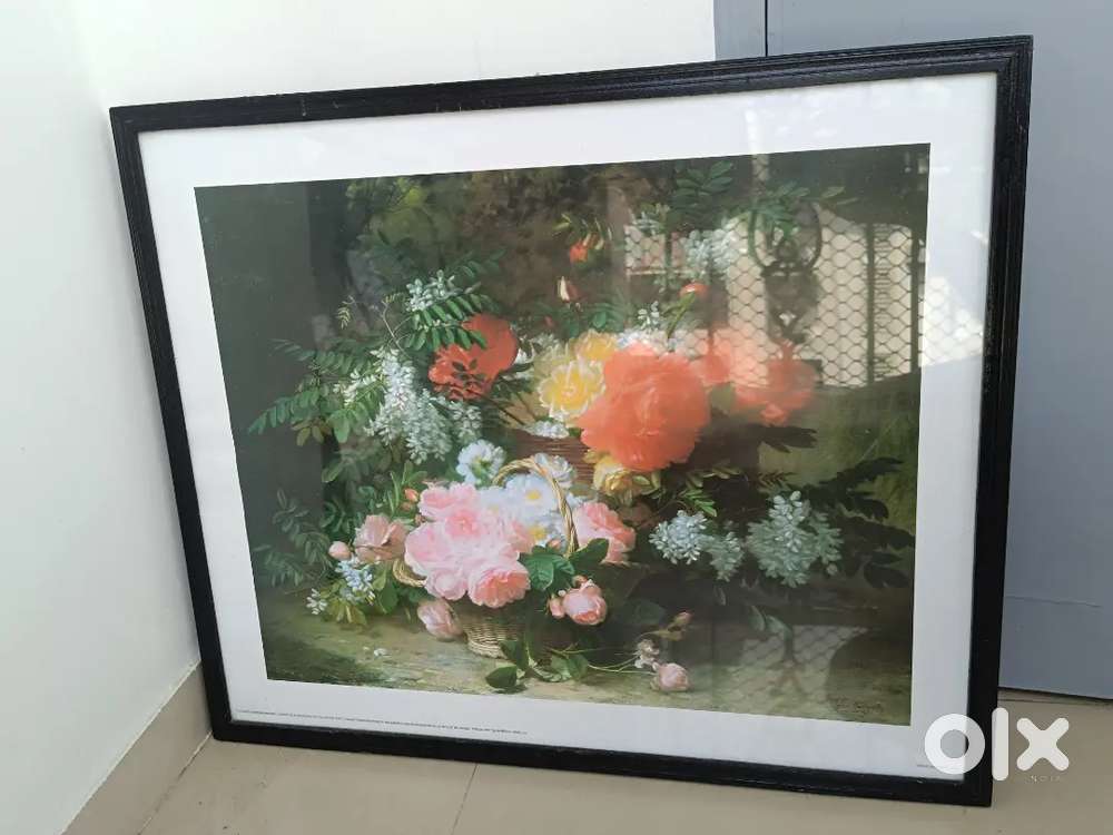Flower photo frame
