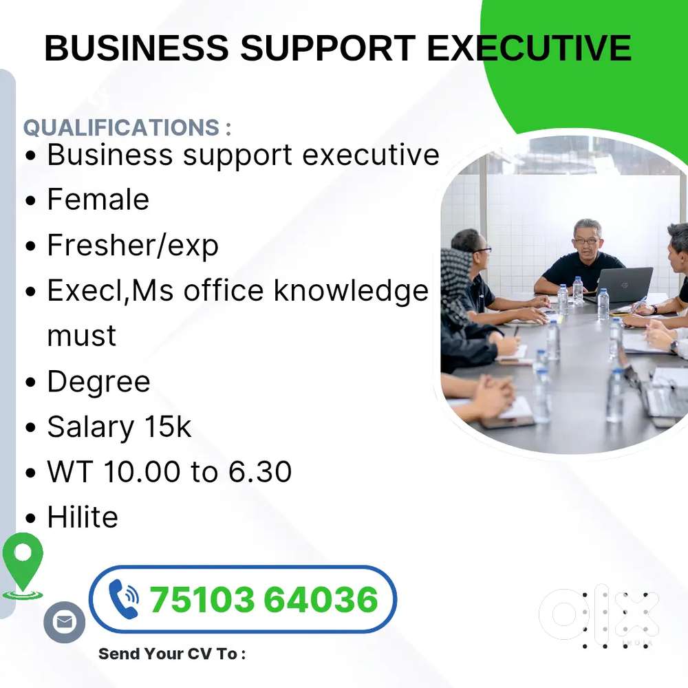 Hiring  BUSINESS SUPPORT  EXECUTIVE