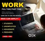 WORK FROM  HOME.