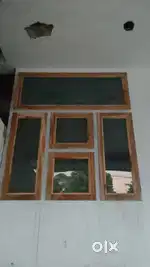 Teak wood Jali door and window starting 340/- sq. ft.  EMI Available