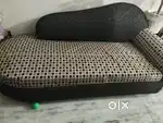 1 couch sofa 1 Glass table and 1 two sitter sofa at low rate