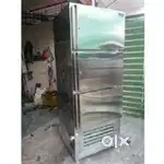 3 door stainless steel fridge and duble door deep freezer