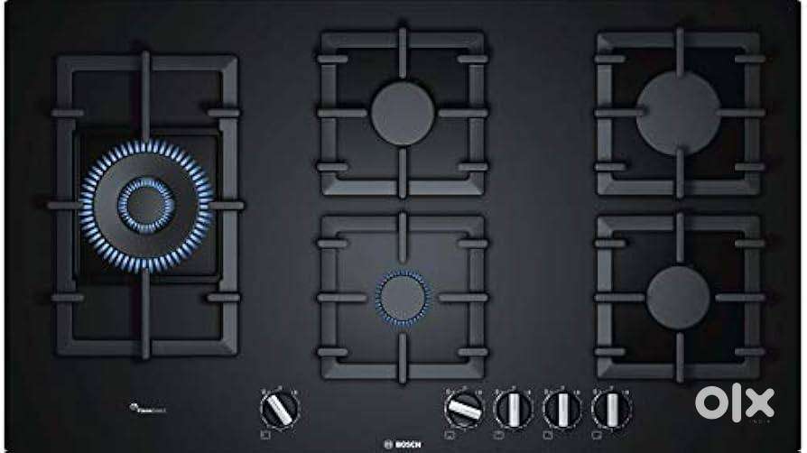 5 burner auto ignition gas hob