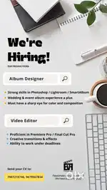 Video Editors & Album Designers