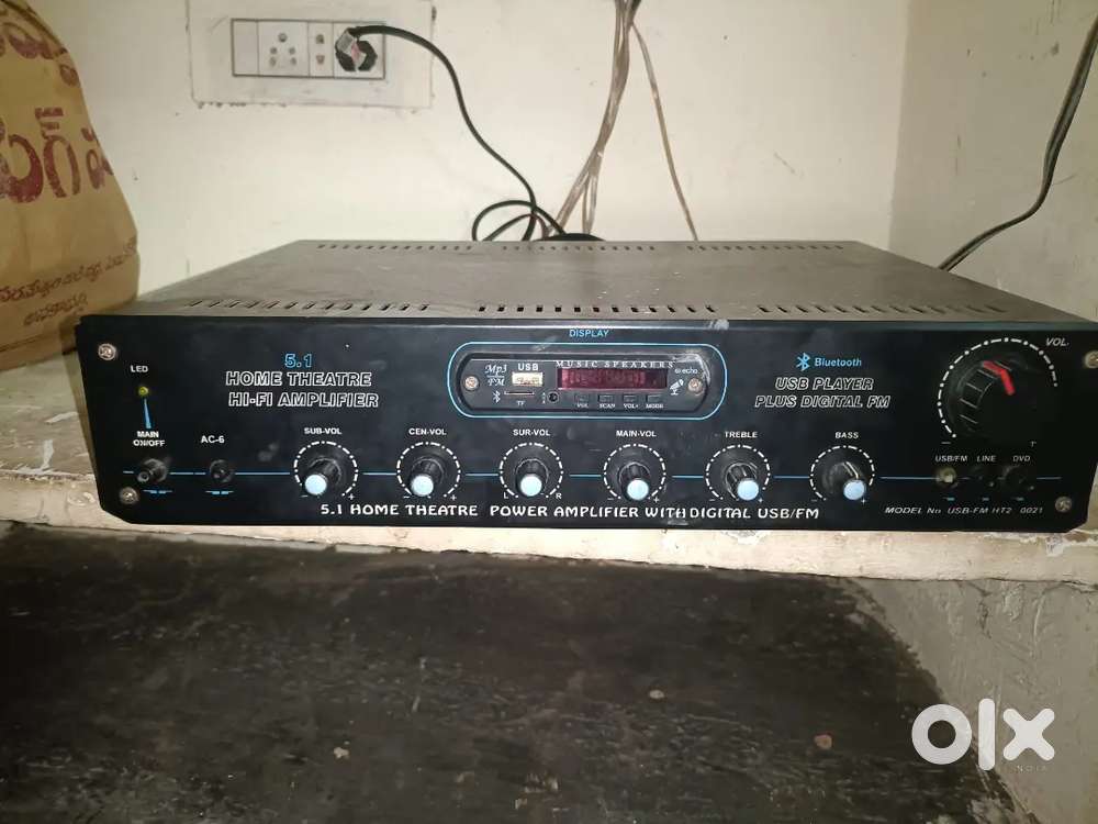 5.1 home theatre 12pioneer subwoofer